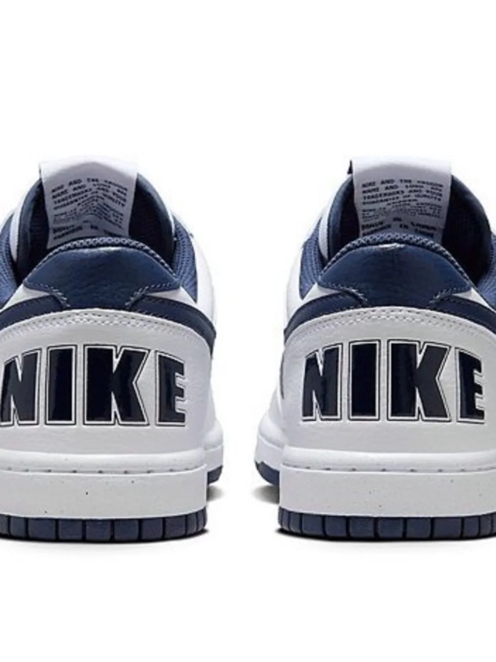 Men’s Nike Big Low Sneakers White / Midnight Navy Blue Shoes